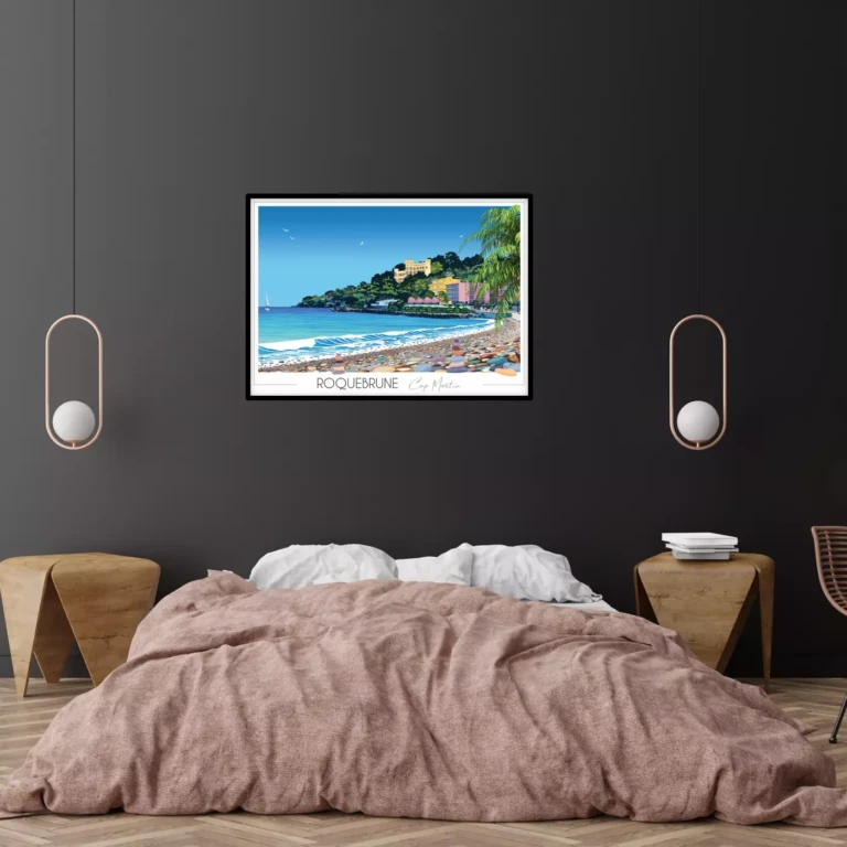 Foliove - Affiche Roquebrune Cap Martin