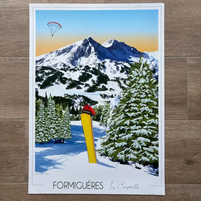 Foliove - Affiche Formiguères (édition imparfaite 50x70 cm)