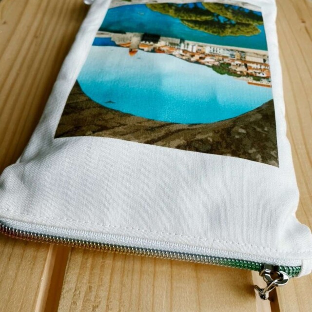 Foliove - Pochette en tissu Collioure Village