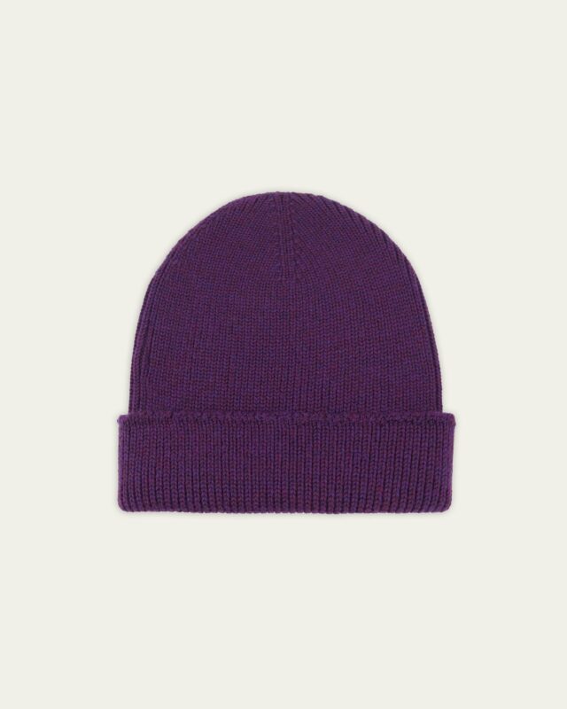 Nitto Knitwear - Bonnet Ara - Lie de vin