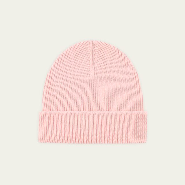 Nitto Knitwear - Bonnet Ara - Rose pâle