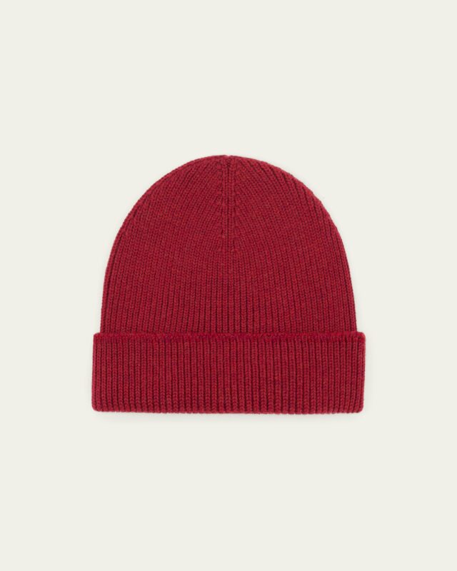 Nitto Knitwear - Bonnet Ara - Rouge Chiné