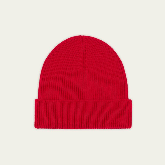 Nitto Knitwear - Bonnet Ara - Rouge Cousteau