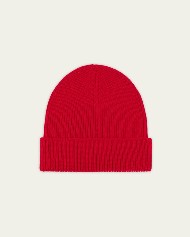 Nitto Knitwear - Bonnet Ara - Rouge Cousteau