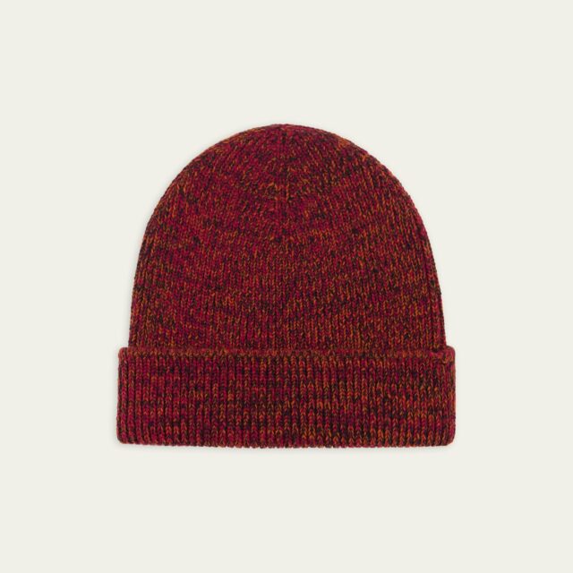 Nitto Knitwear - Bonnet Ara Chiné - Orange / Rouge