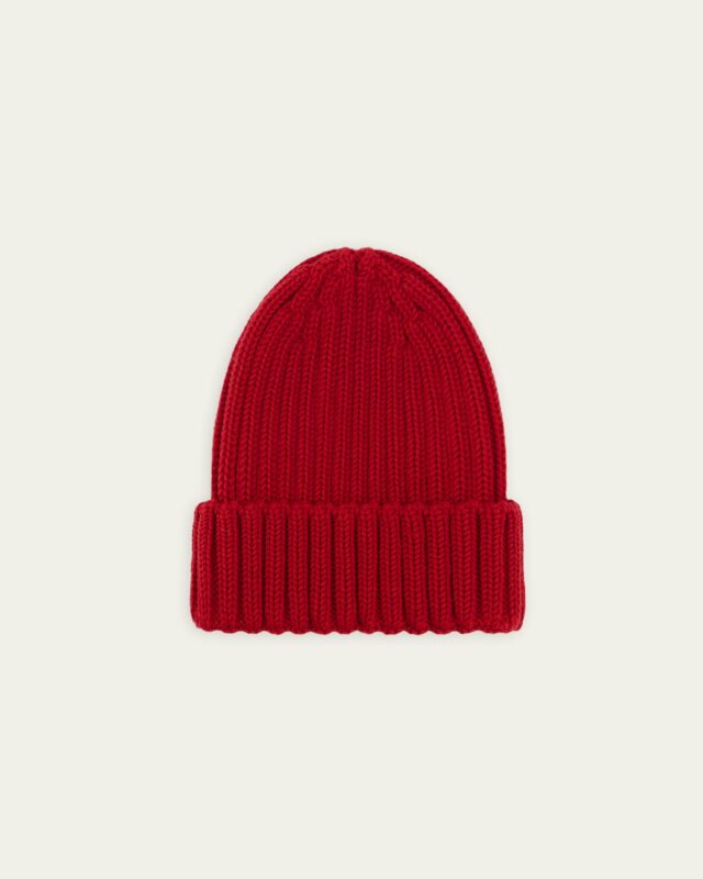 Nitto Knitwear - Bonnet Haig - Rouge