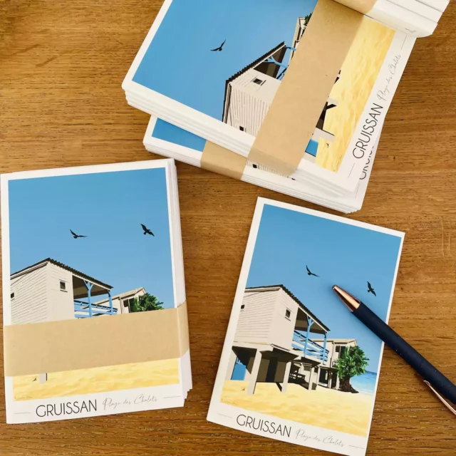 Foliove - Bloc Notes Gruissan Maisons sur pilotis