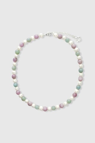Collier Candy Perles d’eau douce Aigue Marine et Kunzite par la marque NEIJE NEIJE - Collier Candy Perles d’eau douce Aigue Marine et Kunzite