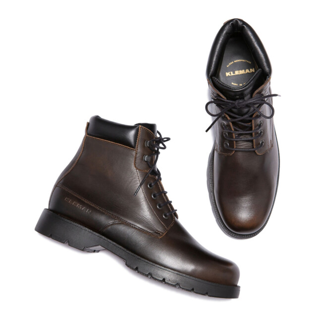 KLEMAN - Boots COMBAT MD Marron