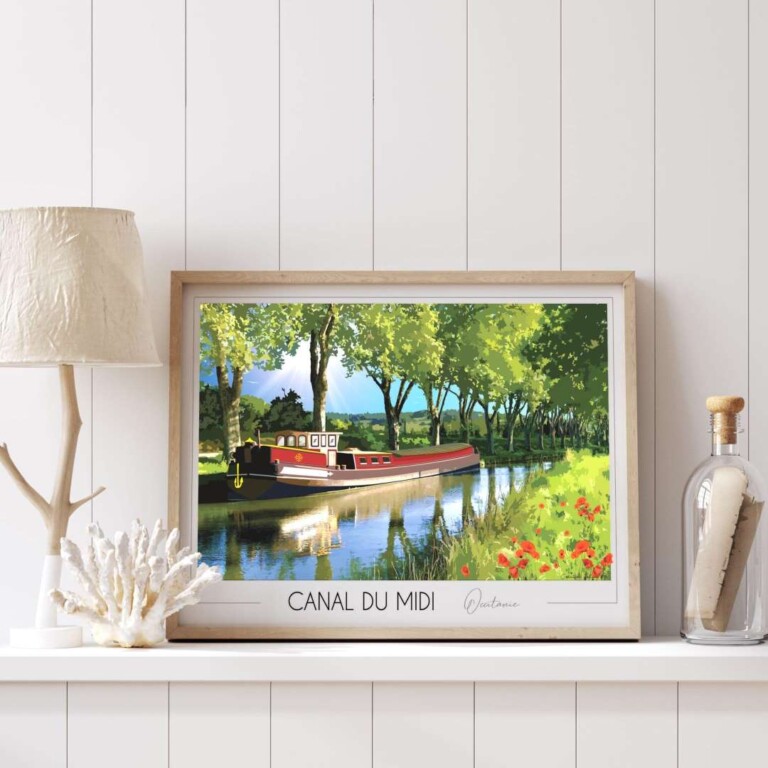 Foliove - Affiche Canal du Midi