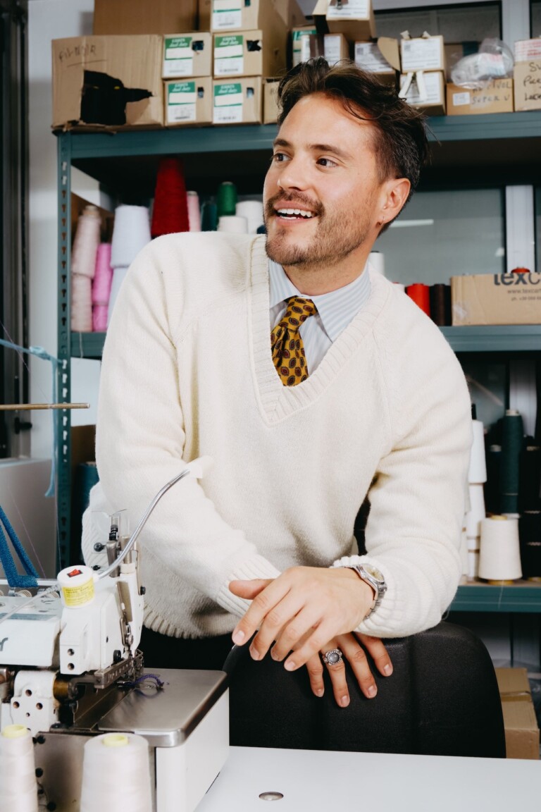 Luca - Pull Newman - Écru