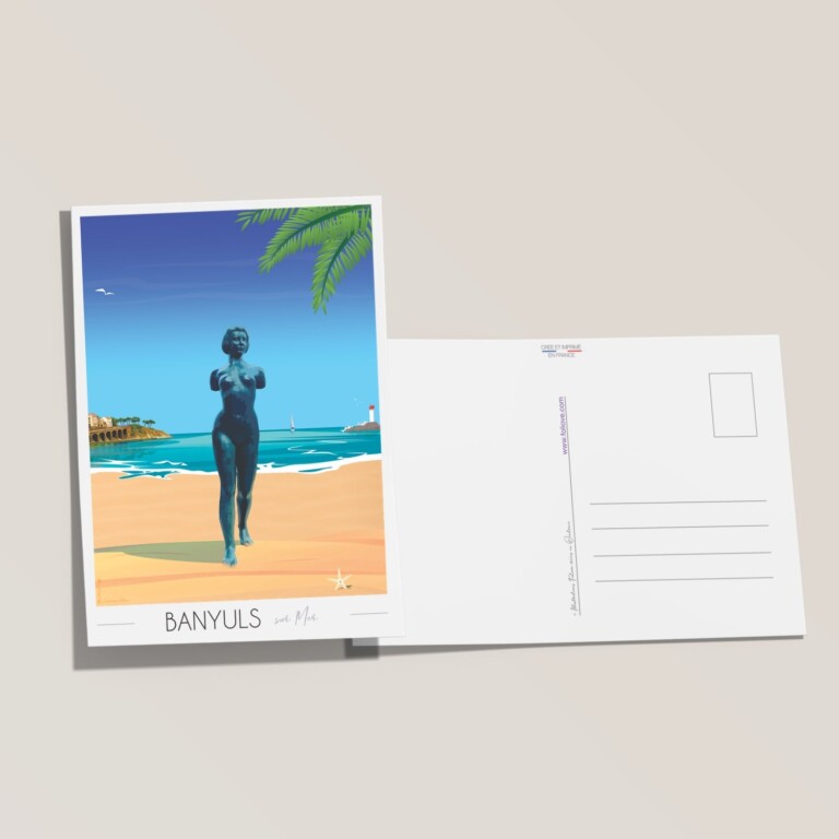 Foliove - Carte postale Banyuls sur mer Maillol