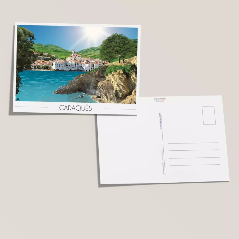 Carte postale Cadaques Espagne Foliove - Carte postale Cadaqués