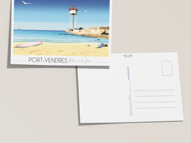 Foliove - Carte postale Port Vendres - Phare de la Jetée