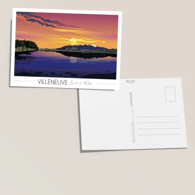 Foliove - Carte postale Lac de Villeneuve de la Raho