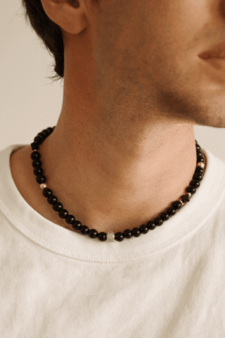Collier Iconic Onyx et Argent 925 par la marque NEIJE NEIJE - Collier Iconic Onyx et Argent 925