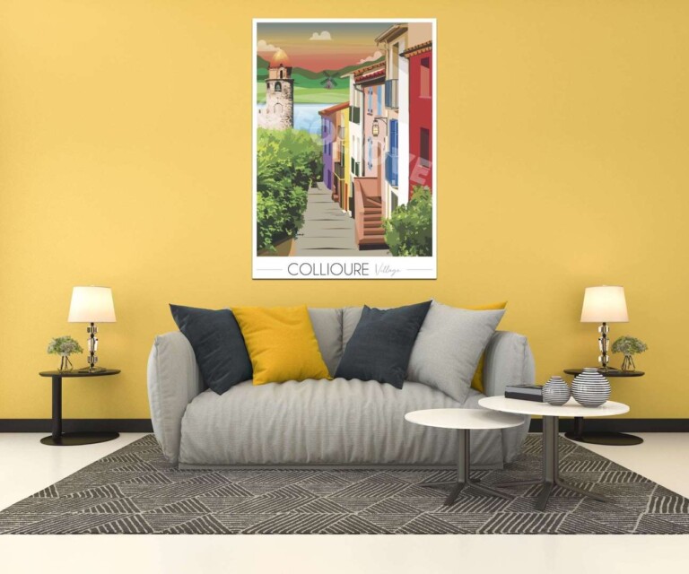 Foliove - Affiche Collioure Village