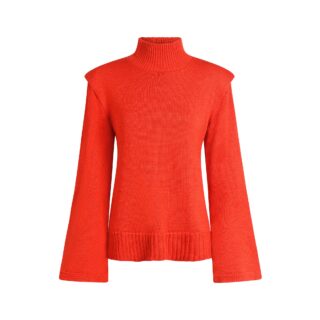 Pull Col Montant Chakra Racine en Laine Mérinos par la marque Divine Harmonie Divine Harmonie - Pull Col Montant Chakra Racine en Laine Mérinos