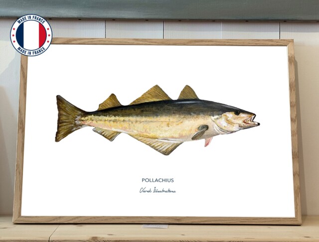 varek.illustrations - Affiche Le Lieu Jaune