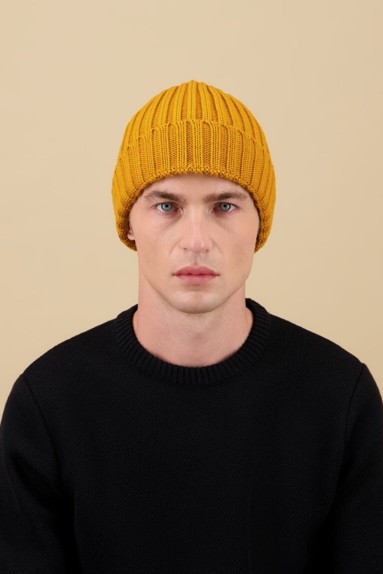 Nitto Knitwear - Bonnet Haig - Ocre