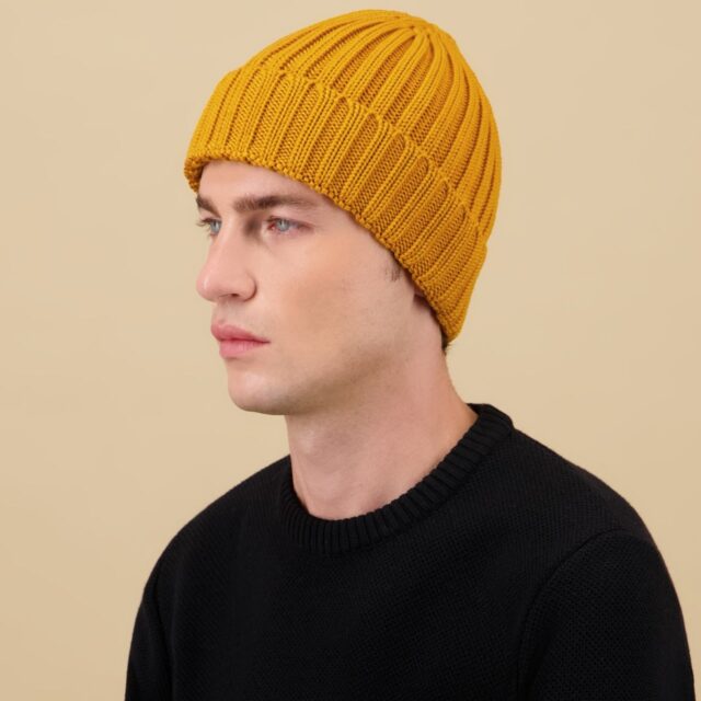 Nitto Knitwear - Bonnet Haig - Ocre