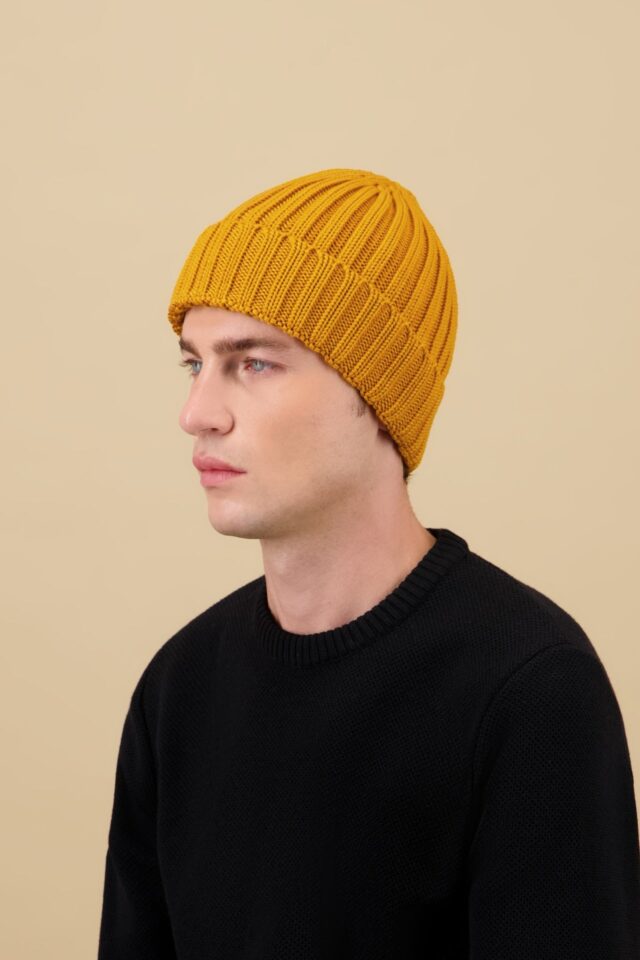 Nitto Knitwear - Bonnet Haig - Ocre