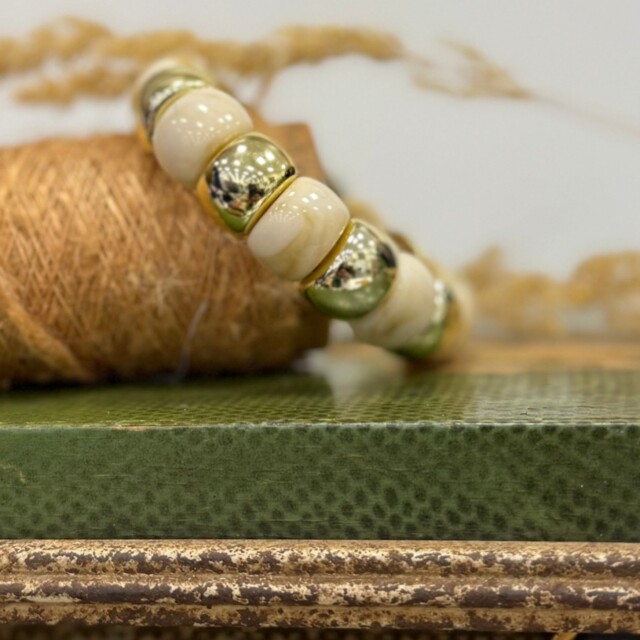 Quintessence - Bracelet Soléa – Douceur ivoire