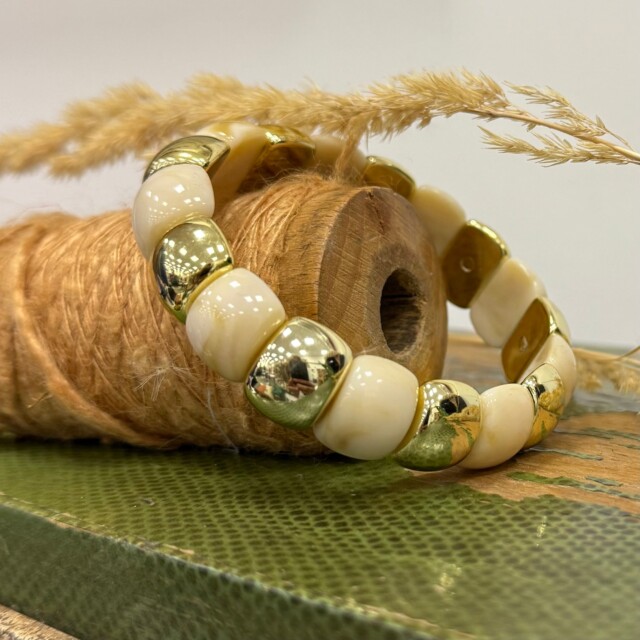 Quintessence - Bracelet Soléa – Douceur ivoire