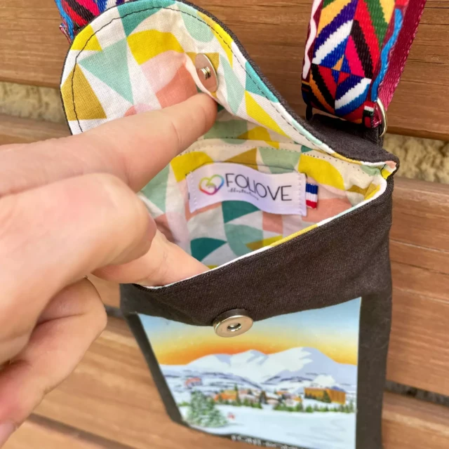 Foliove - Pochette bandoulière Font Romeu