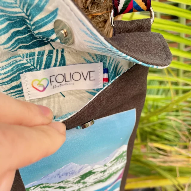 Foliove - Pochette bandoulière Bouillouses