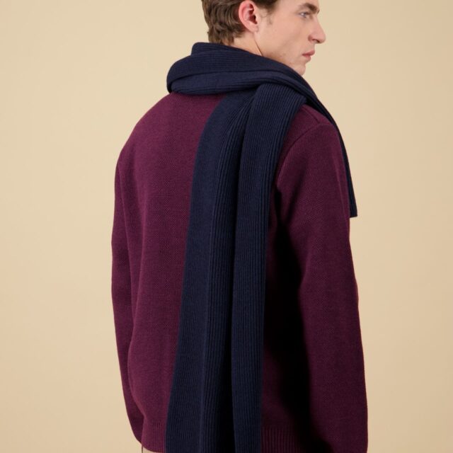 Nitto Knitwear - Echarpe Loris - Marine