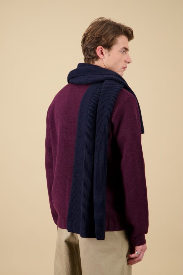 Nitto Knitwear - Echarpe Loris - Marine