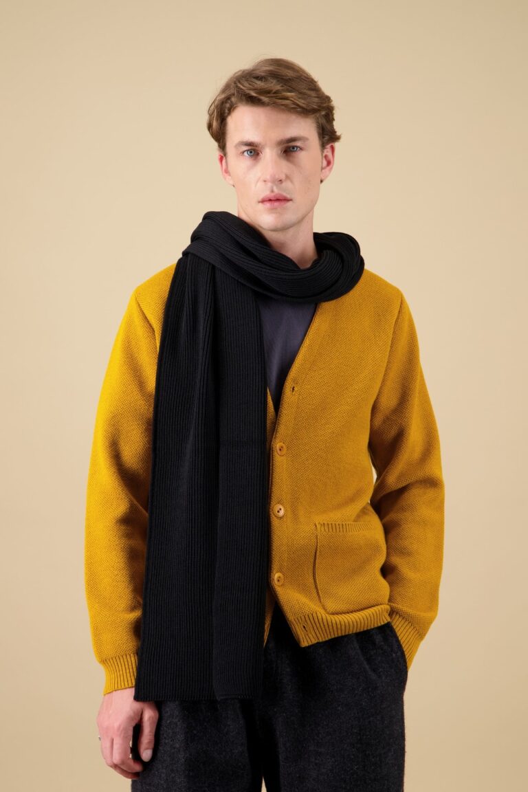 Nitto Knitwear - Echarpe Loris - Noir