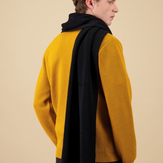 Nitto Knitwear - Echarpe Loris - Noir