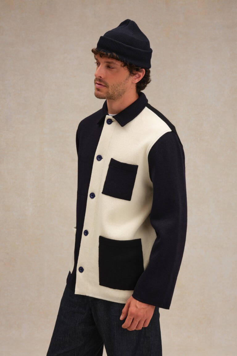 Le Minor - Veste de travail homme en maille Milano - Le Minor x Le Laboureur