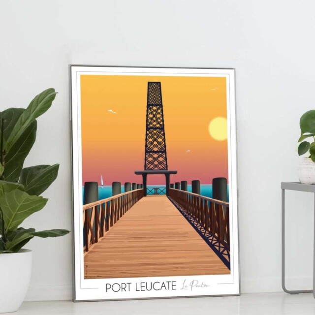 Foliove - Affiche Port Leucate Ponton