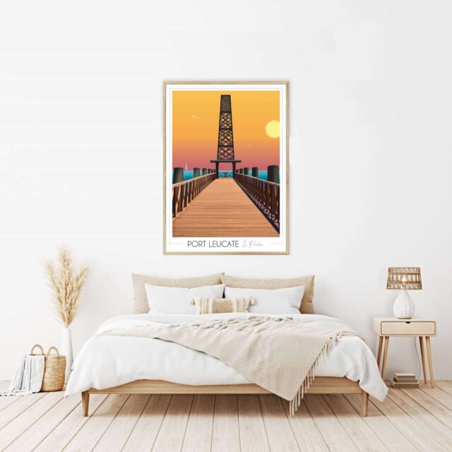 Foliove - Affiche Port Leucate Ponton