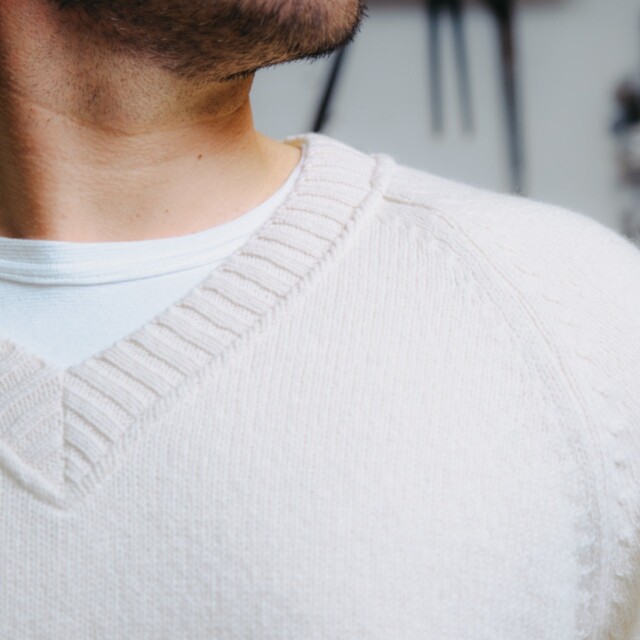 Luca - Pull Newman - Écru