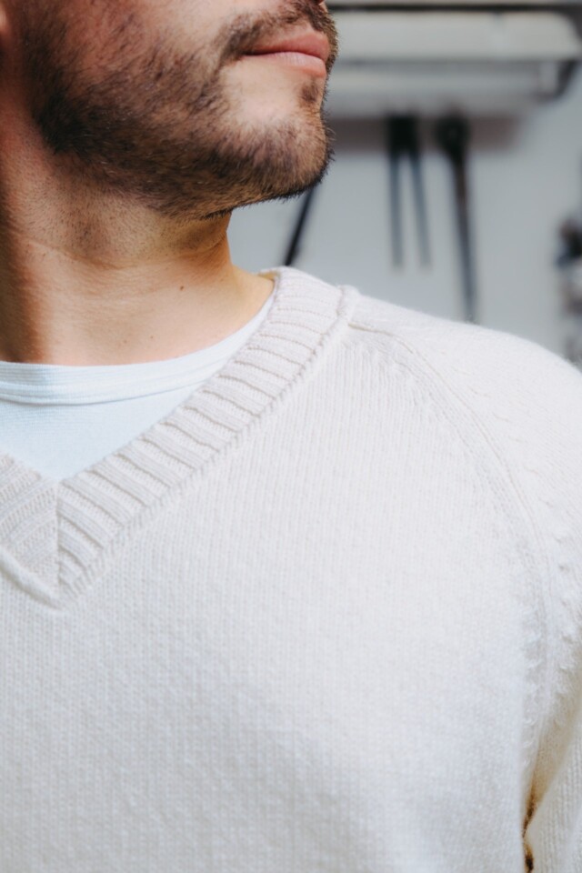 Luca - Pull Newman - Écru