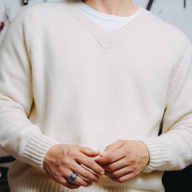 Luca - Pull Newman - Écru