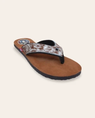 Couleur Tong - Tong Cuir MEUH Sable