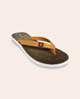 Couleur Tong - Tong Cuir MOOREA Moutarde