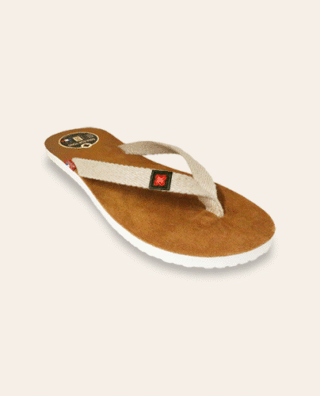 Couleur Tong - Tong Cuir MOOREA Sable