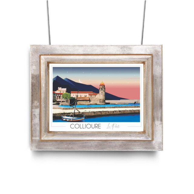 Foliove - Affiche Collioure Plage