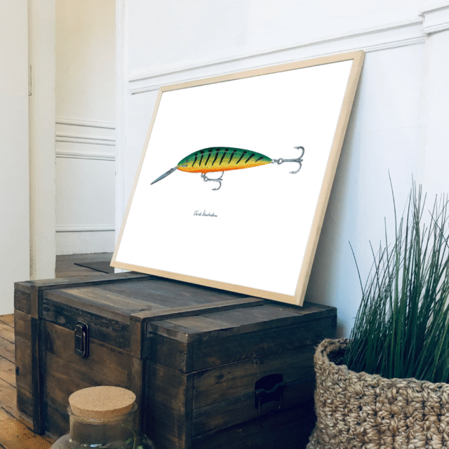 varek.illustrations - Affiche Le Leurre
