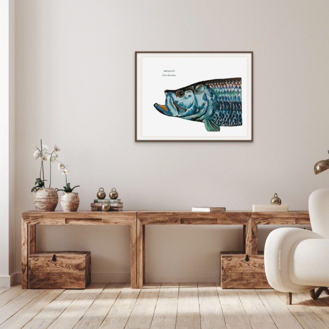 varek.illustrations - Affiche Le Tarpon