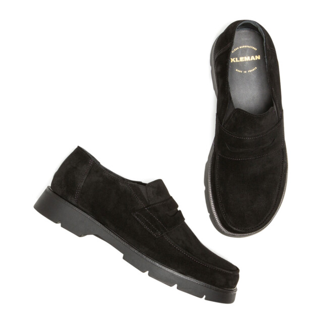 KLEMAN - Mocassin NOMADE VV Noir