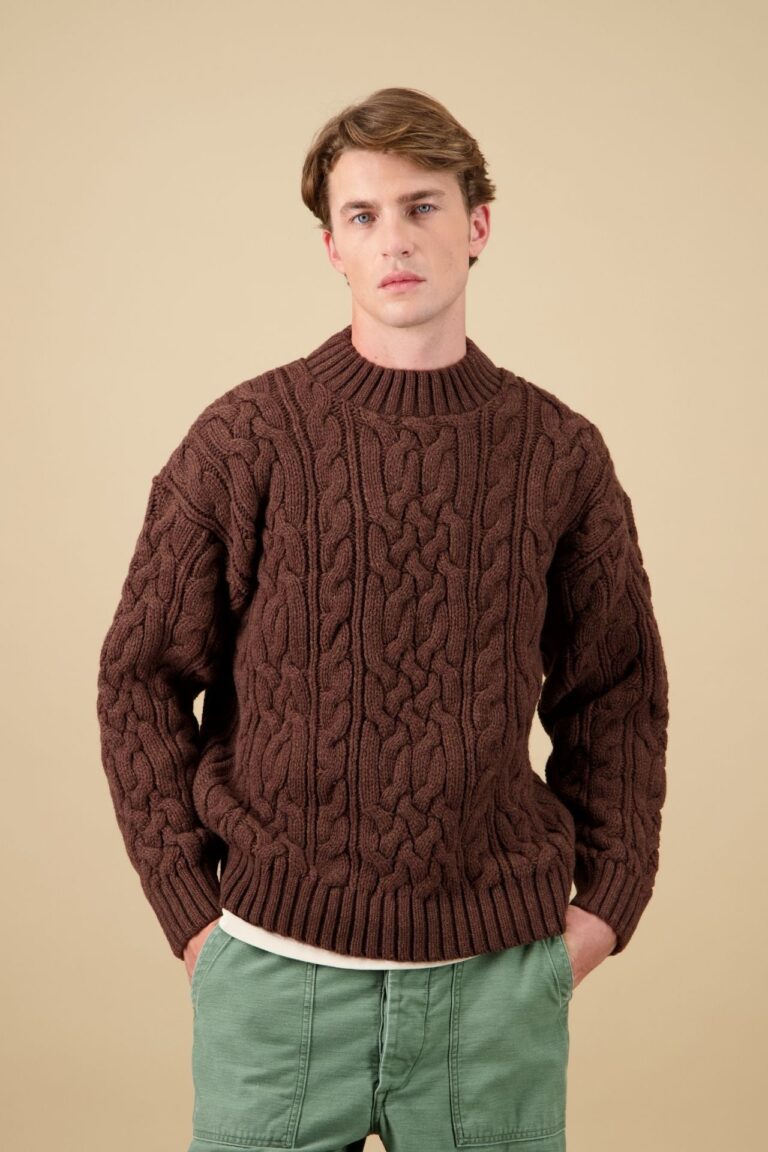 Nitto Knitwear - Pull Ohannes Col Rond - Marron