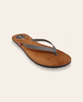 Couleur Tong - Tong Cuir PLUME Sable
