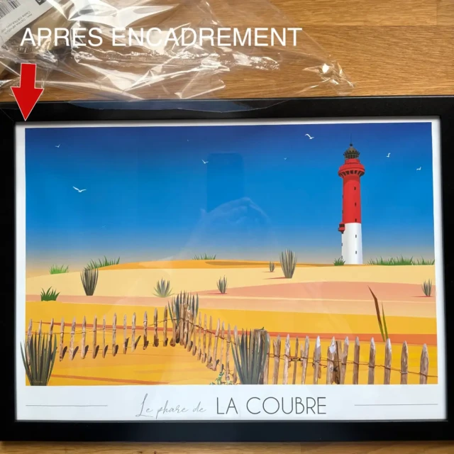 Foliove - Affiche Phare de la Coubre (édition imparfaite 30x42cm)
